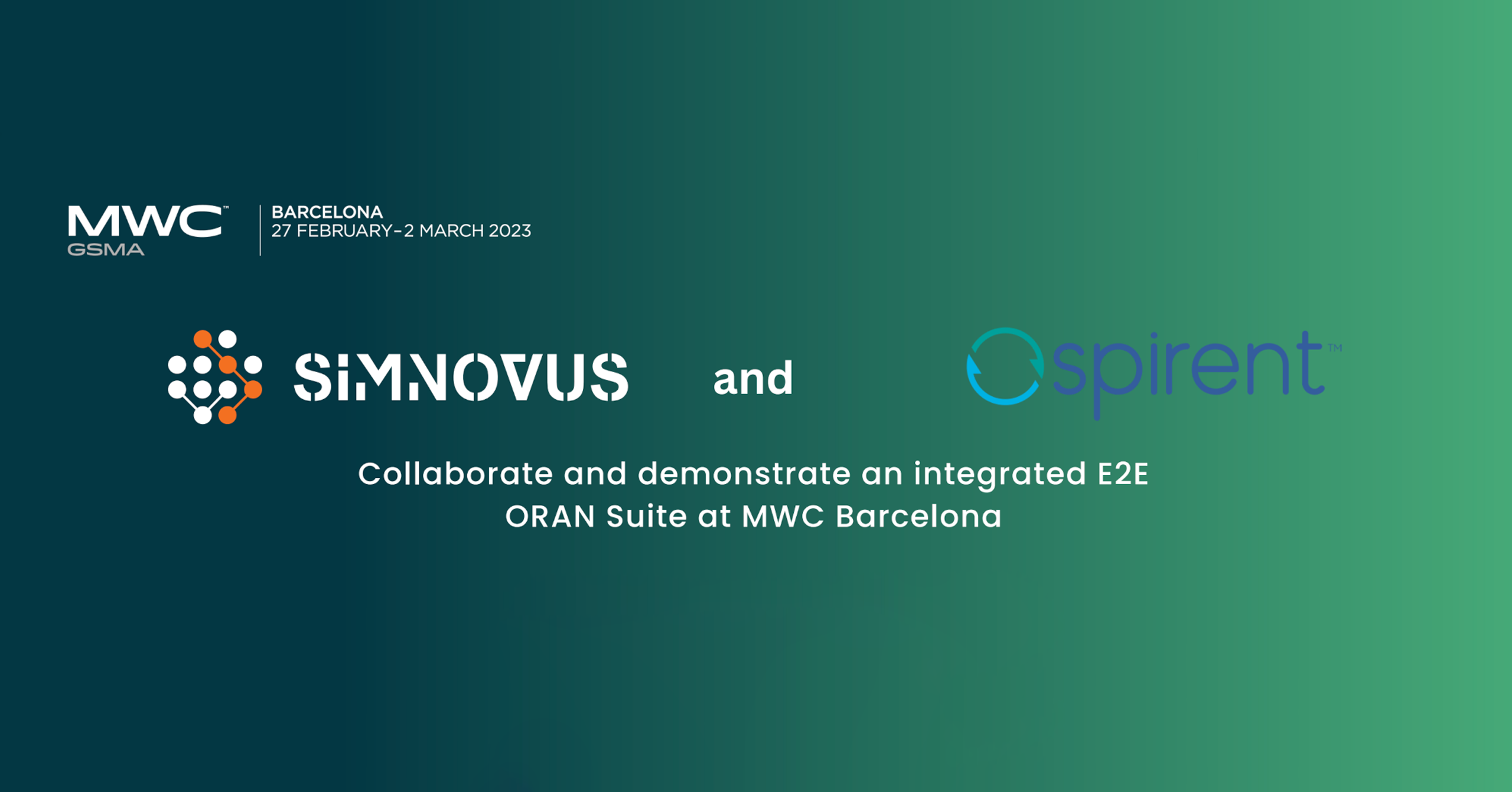 Simnovus and Spirent Collaboration